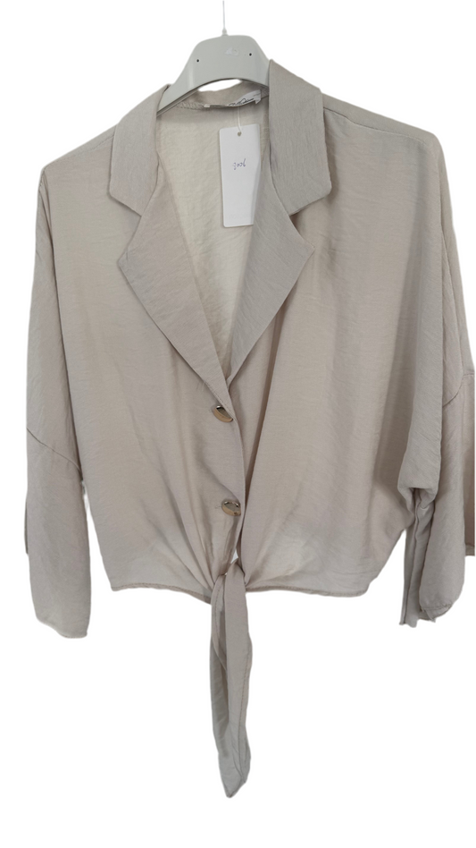 2-Teiler aus Leinen in Beige – Modern & Sommerlich