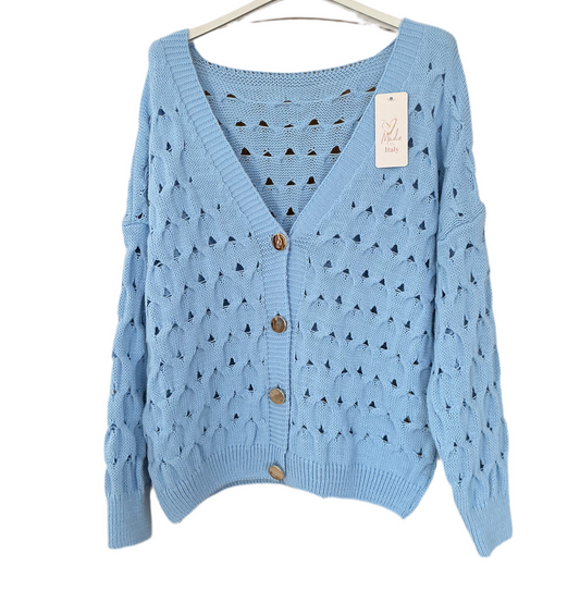 Strick-Cardigan - One Size versch. Farben