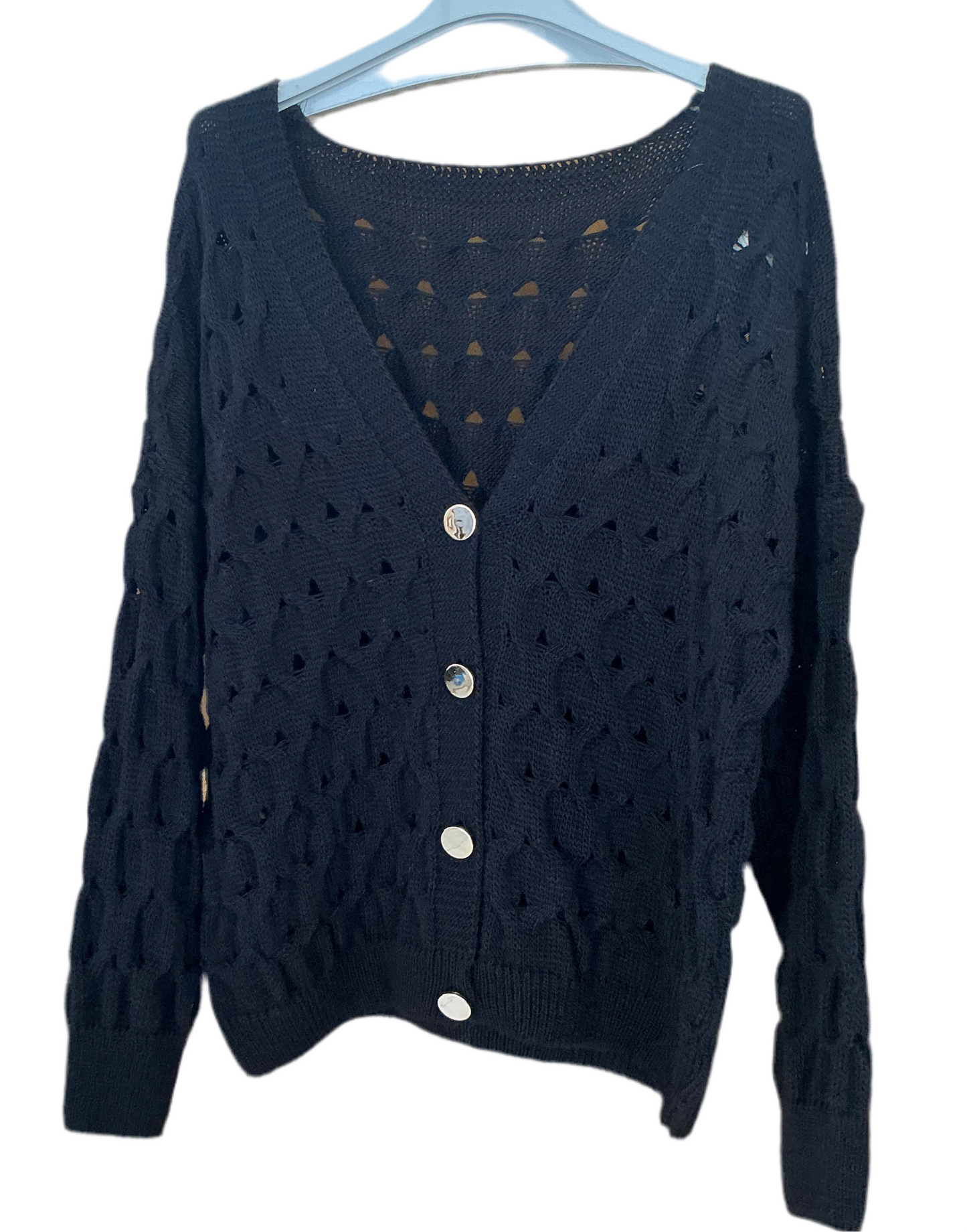 Strick-Cardigan - One Size versch. Farben