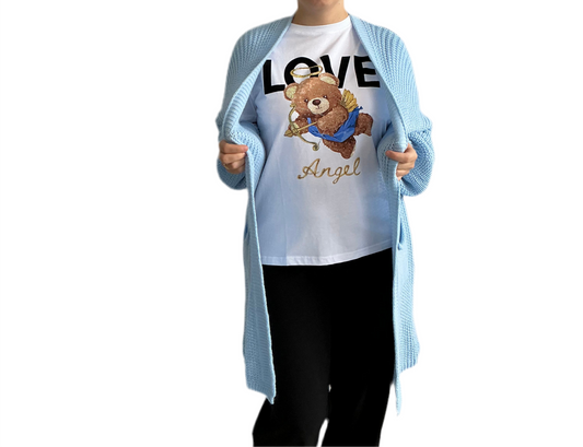 Strick Cardigan mit Taschen