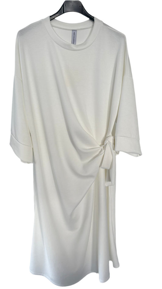 Fließendes Kleid mit Schleife oder ohne – Elegant & feminin