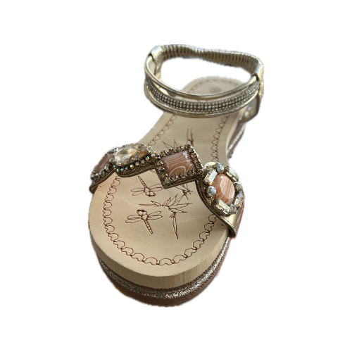 Elegante Damen-Sandale mit Schmucksteinen